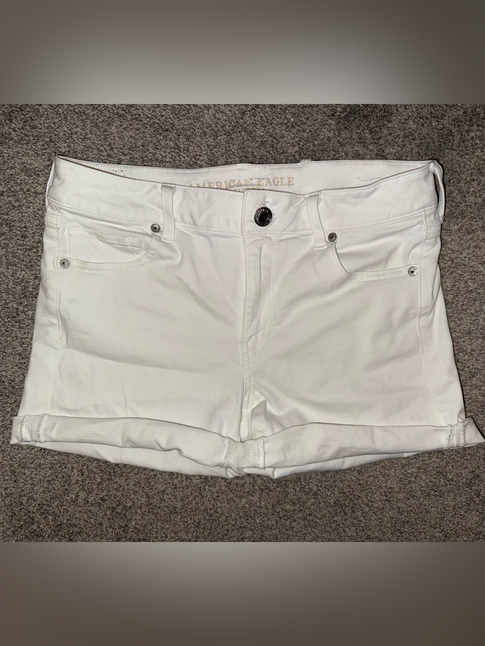 American Eagle Outfitters White Women's Denim Shorts